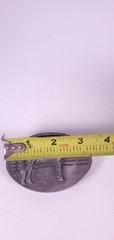 Vintage Cowboy Belt Buckle Arroyo Grande Buckles Co. AG 24 Horse Lovers 1989