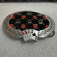 Great American Products 2008 Playing Cards Poker Ace Belt Buckle