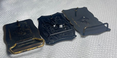 Vtg Outdoorsman Hunter Animal Themed Belt Buckle Lot Of 3 Deer Steer & Horse