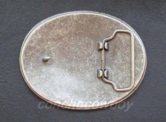 WESTERN OVAL ROPE EDGE BLANK BELT BUCKLE FIT&rsquo;S 1-1/2&Prime; WIDE BELT