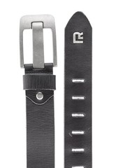 Redbridge men&rsquo;s belt leather belt 100% real leather premium belt black -1 Mod2