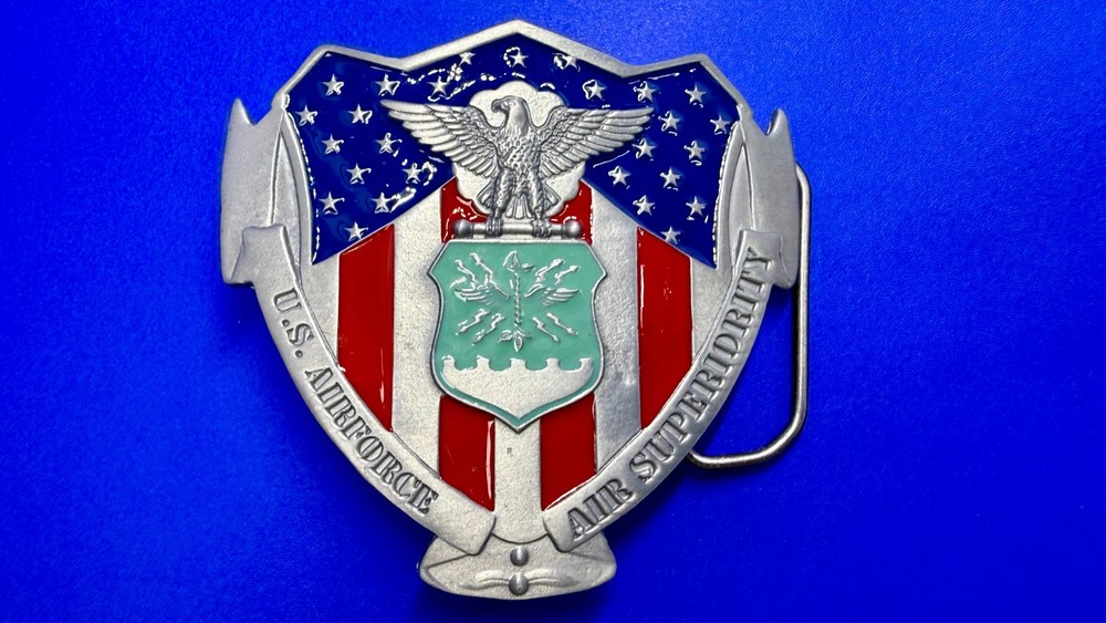 United States Air Force Superiority Eagle Great American Products Belt Buckle