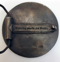 Viking Brass Vintage Belt Buckle – James Lind 1973 – Made in U.S.A.