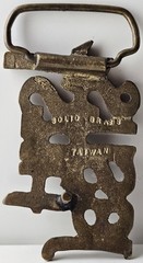 Jesus First Belt Buckle Solid Brass Vintage Taiwan Religious Belt Clamp Decor