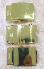 Lot (12) Web Belt Buckle 1.25&Prime; Metal Sliding Uniform Military Army Scouts
