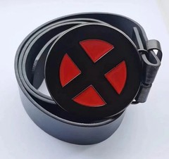 Marvel Comics X-Men Logo Black Red Metal Belt Buckle Men Clip Superhero