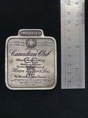 C.C. Canadian Club Whiskey Belt Buckle From Bergamot Brass Works 1975 – Preowned