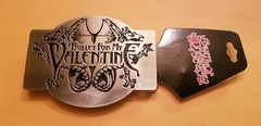 BUCKLE /BELT – BULLET FOR MY VALENTINE -TWIN DRAGONS – HEAVY METAL- 4 1/4&Prime;Lx3&Prime;W