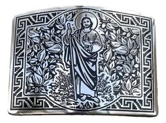 Mexican San Judas Charro Style Cowboy Belt Buckle Hebilla Vaquera Made In Mexico