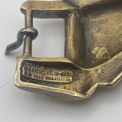 Barry Kieselstein-Cord Gold plated Sterling Silver Stallion Horse Head Buckle