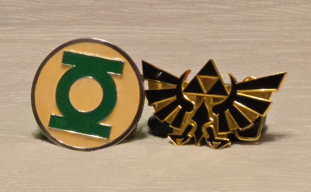 Zelda and Green Lantern collectible Belt Buckles