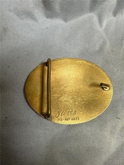 Vintage Houston Belt And Terminal Railway Company Belt Buckle by Stotts HB & T