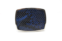 Python Snake Belt Buckle, Exotic Belt Buckle, ( 1.5 ») Removable Western Buckle