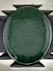 Southwestern Green Malachite Look Belt Buckle Arroyo Grande 1993