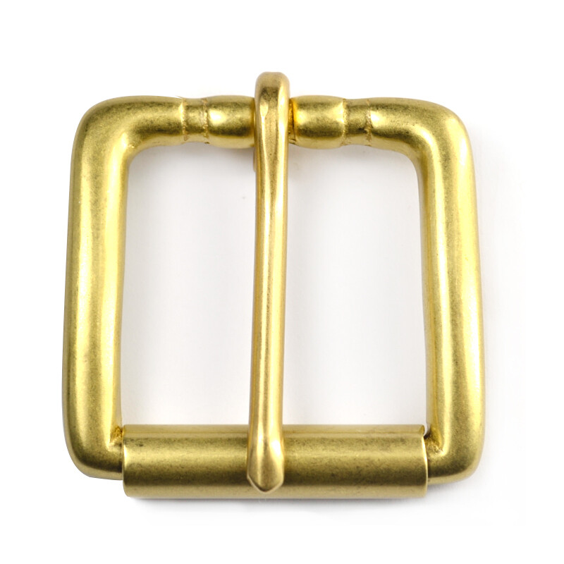 1PC Replacement Roller Belt Buckle 4CM Internal Width Solid Brass Single Prong