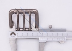 Heavy Sturdy Retro Triple Tongue Pin Prong Men Belt Buckle Fit 45MM Belt Straps