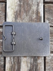 Vtg B&T Rectangular Belt Buckle Brass Stamp Cold Chamber Die Casting Machine
