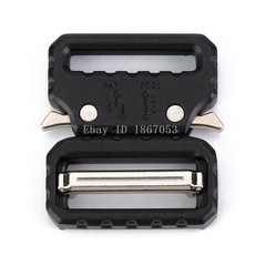Quick Release Belt Buckle Metal 25mm 38mm Tactical Web Belt Outdoor Hunting Gear
