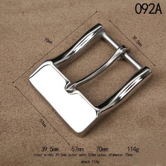 Retro Style Solid Stainless Steel/Brass Belt Buckle for Making Belt Accessories