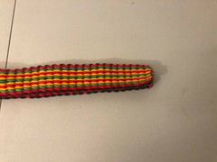 Handmade Nylon braided Men Women Belt Red Yellow Green Black 48in No Buckle