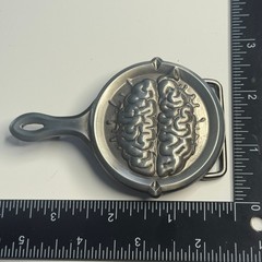 SMC LLC 2005 Metal Belt Buckle Brain Skillet Design Made in China