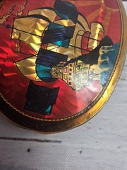 1977 Kansas Rock Pacifica Oval Belt Buckle Vintage Sailing Ship Sunset Design