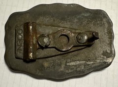 Vintage 70&rsquo;s Oden Inc. Heavy Metal Belt Buckle Personalized With Name « David”