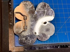 Lucky Four Leaf Clover Shamrock Cut Out Novelty Belt Buckle with Bottle Opener