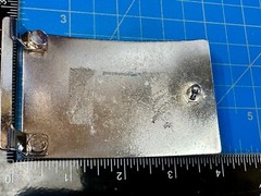 Multiple Skulls Silver Tone Picture unique Belt Buckle – Blood Red Batra