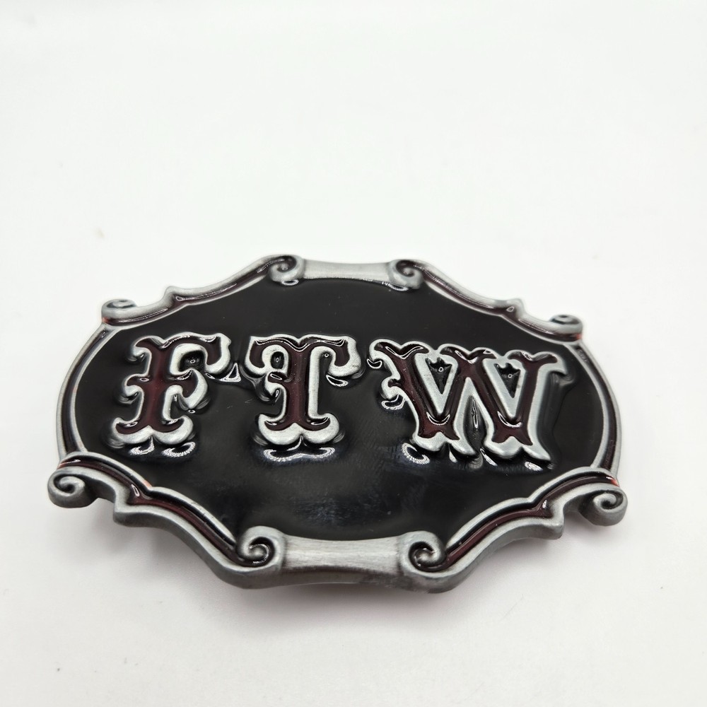 FTW Belt Buckle Metal Western Style Made by FUNBUCKLES