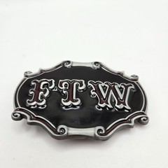 FTW Belt Buckle Metal Western Style Made by FUNBUCKLES
