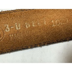 Belt 3-D DDD Belt 42 Brown Embossed Leather Tooled Western Cowhide Silver Buckle