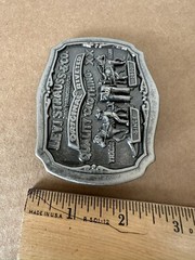 Levis Limited Edition Belt Buckle Levi Strauss Two Horse Brand San Francisco CA