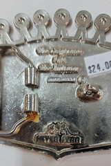 Silver Star Crown Belt Buckle