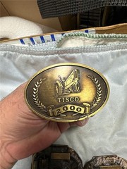 Vintage Tisco Tractor Supply Belt Buckle Lot of Three Buckles