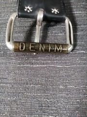 Republic Denim Belt Thick Black