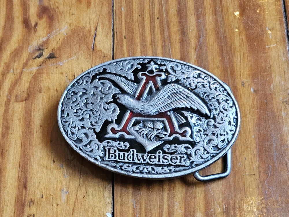 Vintage budweiser Limited Edition Silver Black Red New Old Stock
