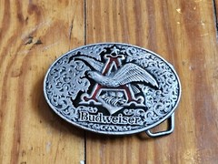 Vintage budweiser Limited Edition Silver Black Red New Old Stock