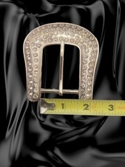 1.5” Western Cowgirls Full Crystal Belt Buckle