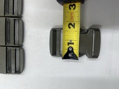 Lot of 5 Duraflex 2” Olive Green Buckles Heavy Duty Strap Clips Tactical