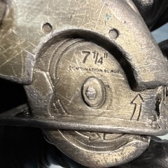 Carpenter Circular Saw Belt Buckle – Bergamont Brass Works 1979 Made in the USA