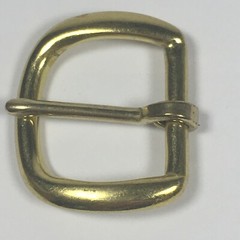 Vintage Replacement Belt Buckle Fits 1.2&Prime; Simple Basic Gold Toned Made in USA 1A
