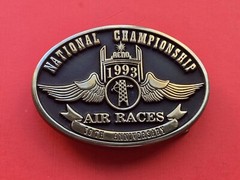 National Air Races Championship Belt Buckle #&rsquo;d /700 Reno 1993 30th Anniversary