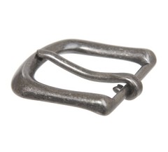 1 1/2&Prime; (38 mm) Nickel Free Single Prong Solid Brass Horseshoe Belt Buckle