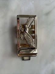 Golden Eagle Automatic Belt Buckle Stylish Design Durable Gold Tone