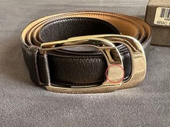 GUCCI Pre-Owned Vintage Gold Buckle Belt
