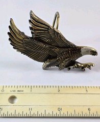 Vtg Great American Buckle Co. 1979 Eagle Belt Buckle☆Serial # H506☆☆☆☆☆