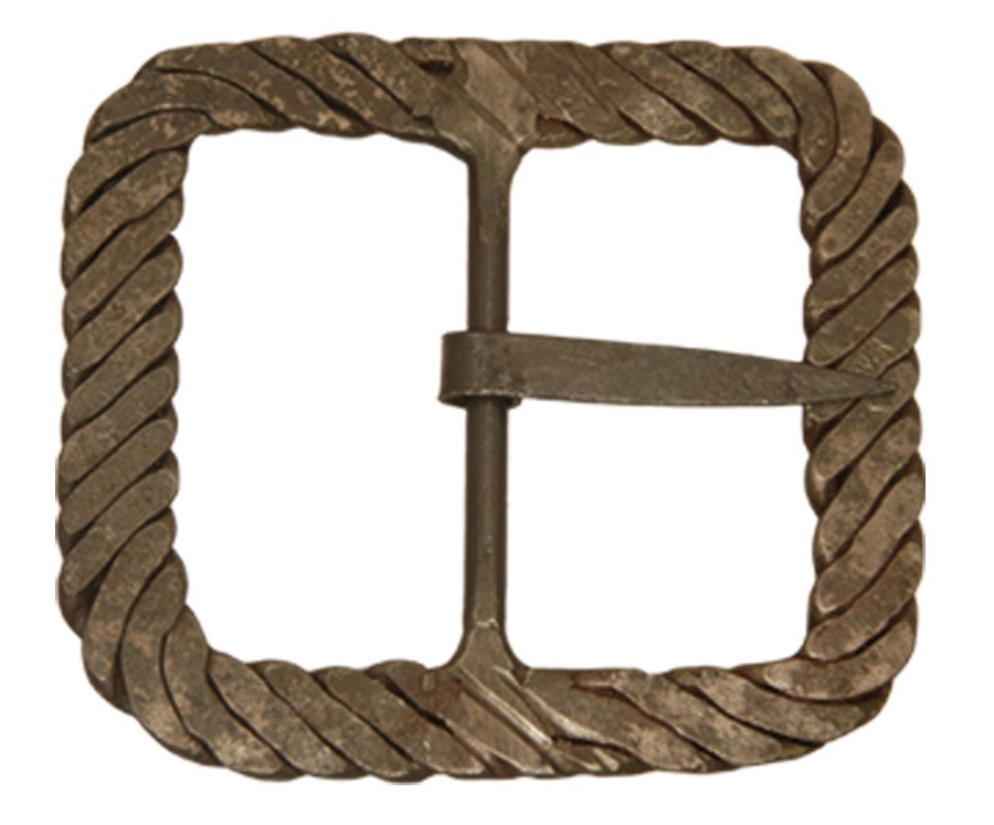 2&Prime; Square Twisted Hand-Forged Buckle – (3&Prime; overall size, 2&Prime; inside opening)