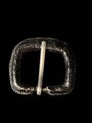 Mens 1-1/2” Wide Black Leather Wrapped Belt Buckle American Style Buckles