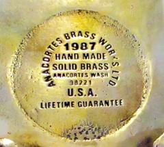 Rocky Mountain Brake Supply Shovel Crane Truck 1988 Belt Buckle Anacortes Brass